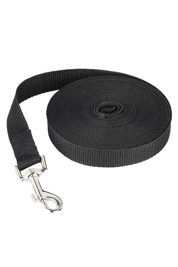 1.5 m x 2.0 cm Black Long Pet Leash Strong Nylon Dog Traction Rope For Small Large Dogs Cats Outdoor