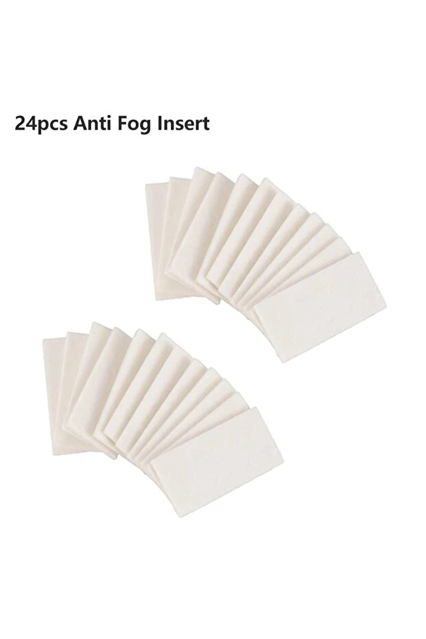 24x Anti Fog Insert Anti Fog Inserts Reusable Moisture Absorbing Strips for Underwater Dive Case for