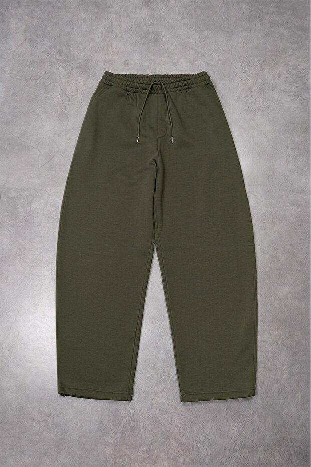 Khaki Balon Fit Stoperli Sweatpant Men's Sweatpants