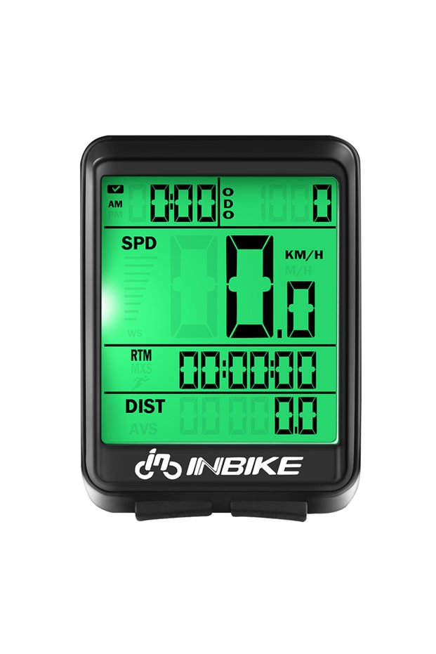 Green wireless Cycling Stopwatch GPS Speedometer Waterproof Backlight Wireless Intelli