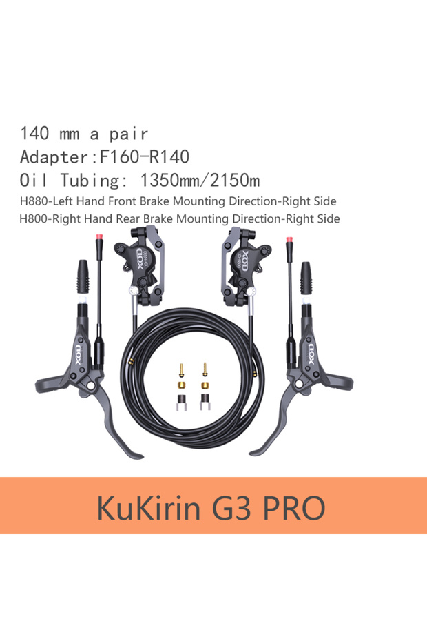G3PRO XOD H800/H880 Electric Scooter Hydraulic Disc Brake for KUKirin G2 Master G2 MAX G2 PRO2025 El