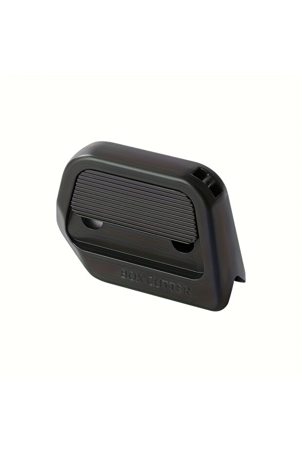 1PC Black New Automatic Retractable Mini Ceramic Safety Box Cutter - Magnetic Blade (Rustproof, Scra