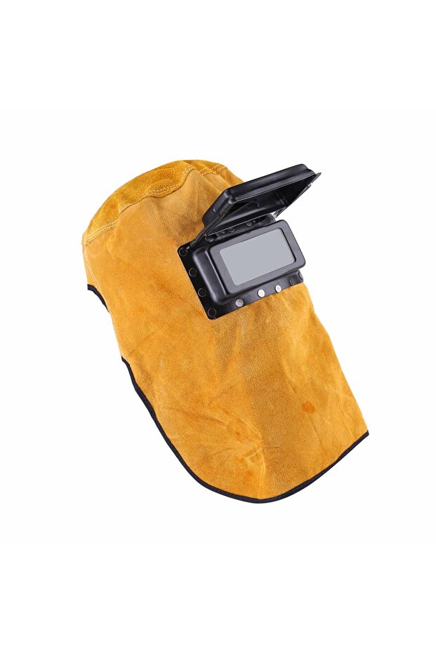 1Pc Leather Welding Mask Argon Arc Welding Protect Against Strong Light Welder Mask Heat Resistant B