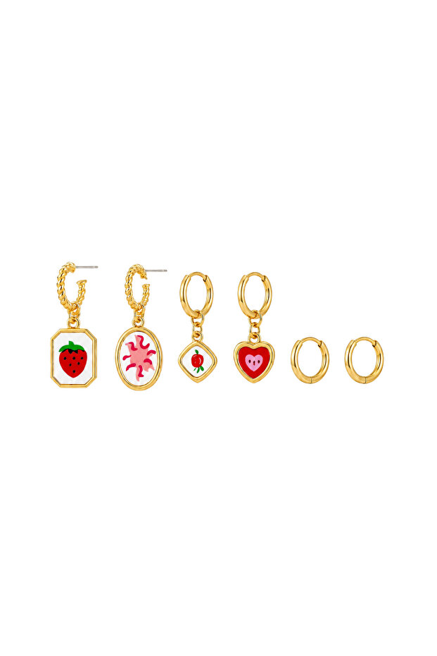 6-Piece Salantılı Earrings