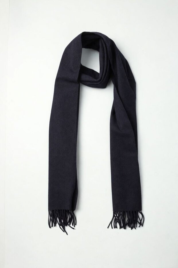 Black Wool Scarf Kaşkol
