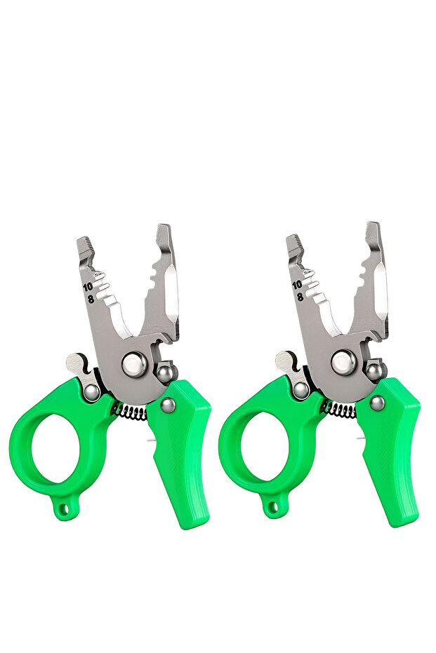 2 Mini Wire Strippers Pliers Multi-Function Pocket-Sized Splitting Wire Stripper Electrician Tools C