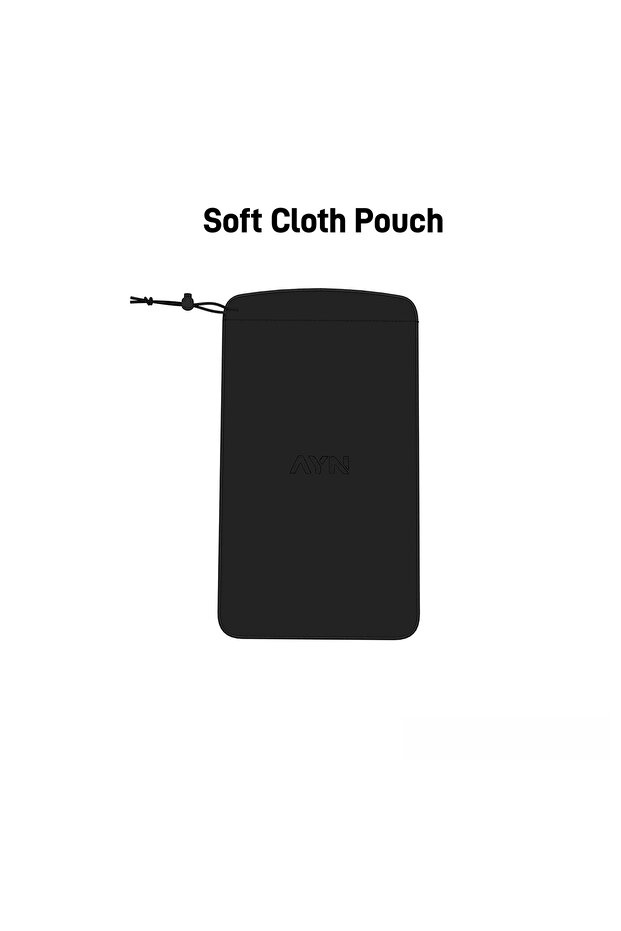 For AYN THOR-B Full Accessory Kit for AYN THOR Handheld: TPU Grip, Tempered Glass, Case, Storage Bag
