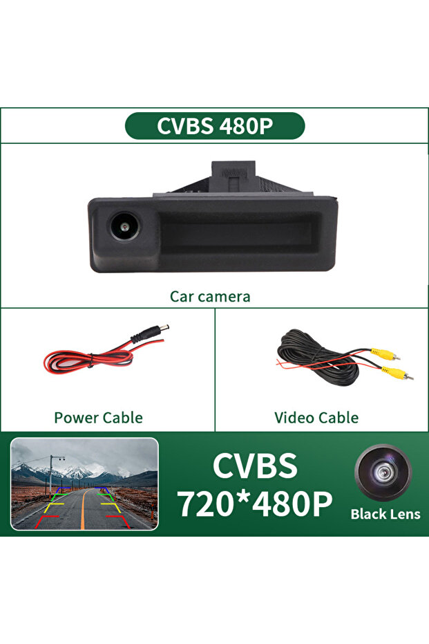 12 V CVBS Camera AHD 1080P Waterproof Car Rear View Reverse Camera For BMW E60 E39 E90 E82 E61 X1 E8