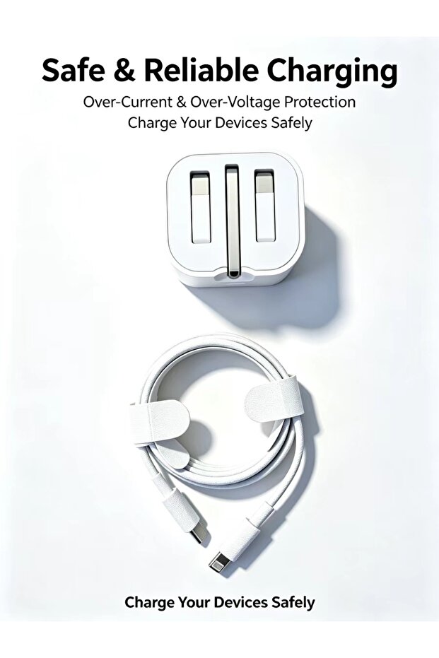 Suitable for iPhone and tablet 35W charger set, 1.5-meter USB-C to Lightning