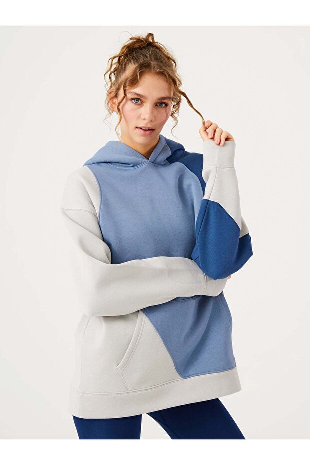 Aura Oversize Sweatshirt Lacivert