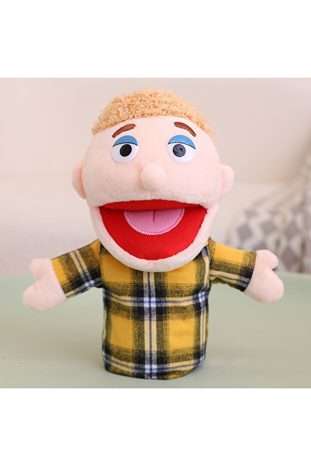 about 28-33cm 9 28-33cm Kids Plush Finger & Hand Puppet Popular Activity Boy Girl Role Play Bedtime
