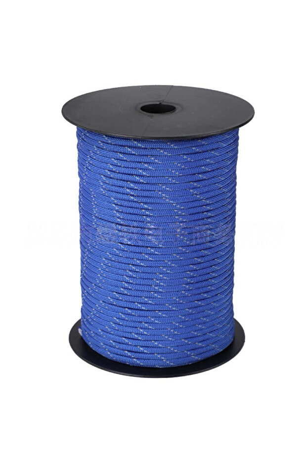 30m Blue 7-Core 550lb Paracord Rope Reflective 30/50/100m Dia 4mm Survival Parachute Cord For Outdoo