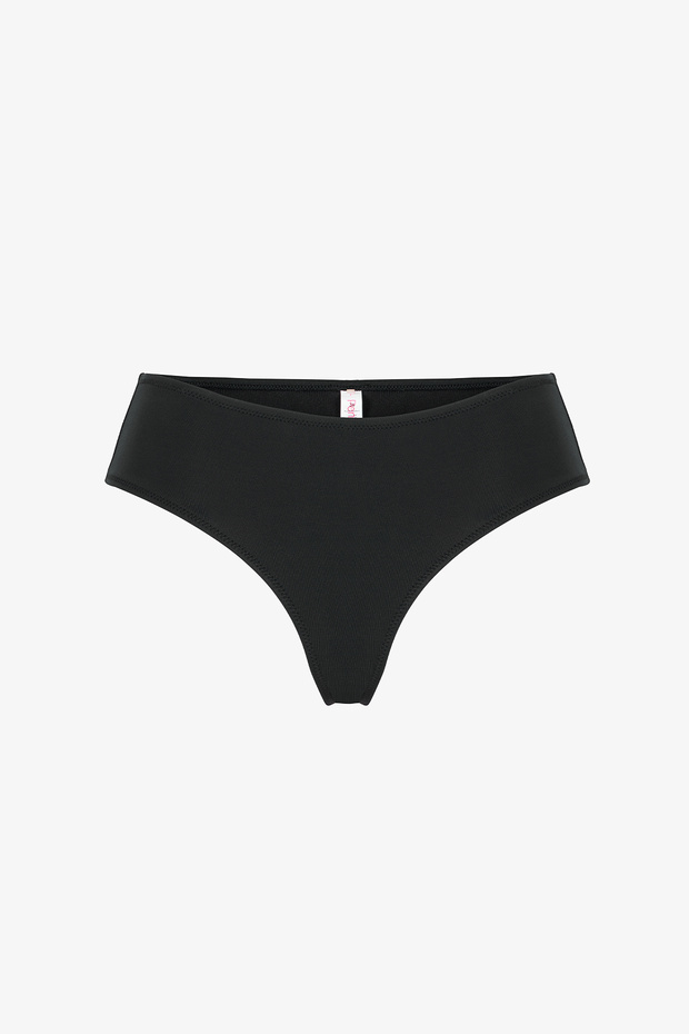 Black Hipster Bikini Bottom