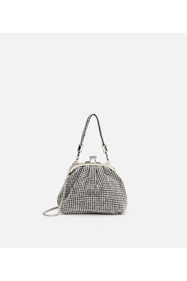 Women's Lame Stone Portfolio Bag