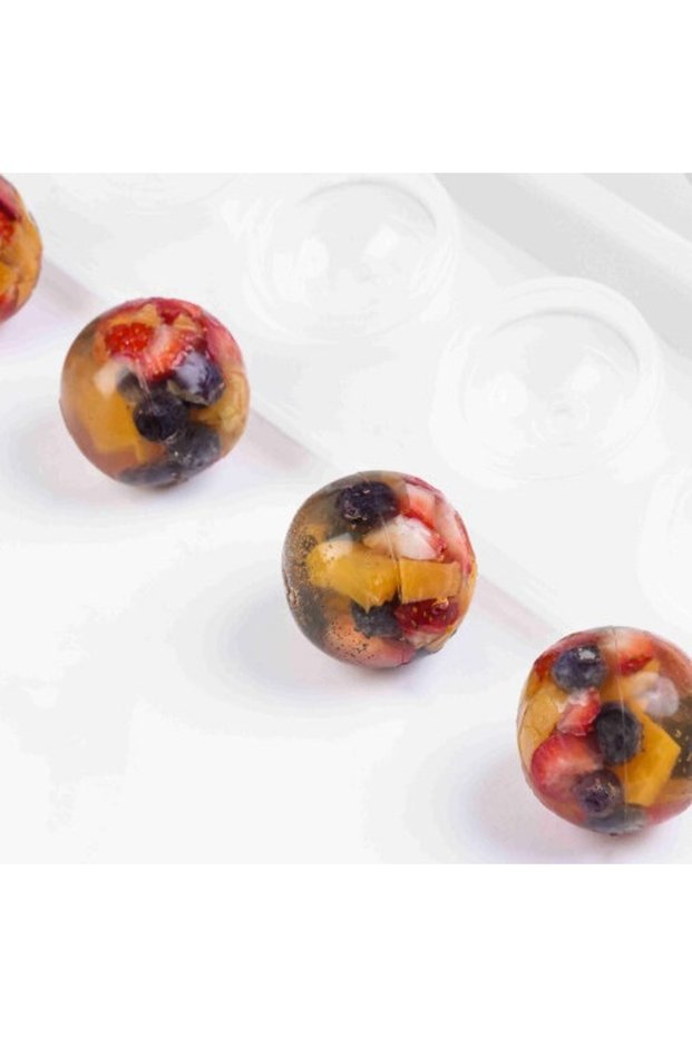Nova Silicon 3D Sphere Silicone Cake and Pastry Mold, Set of 5, 48 Mm, 48 X 48 X 48 Mm.