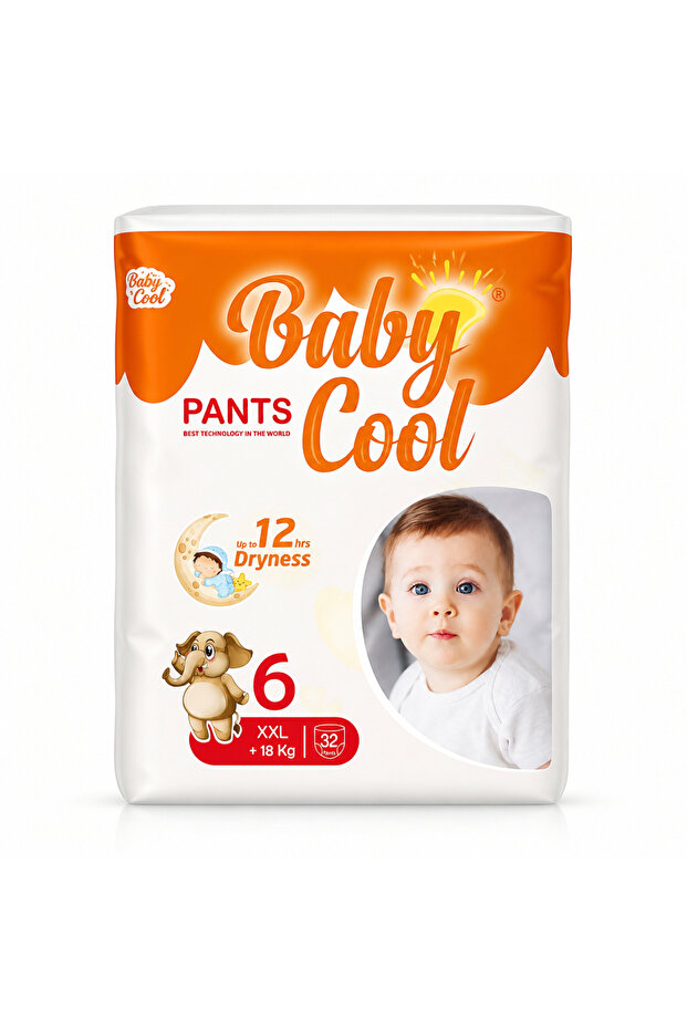 Baby Cool Jumbo Pants XXL S6 32's