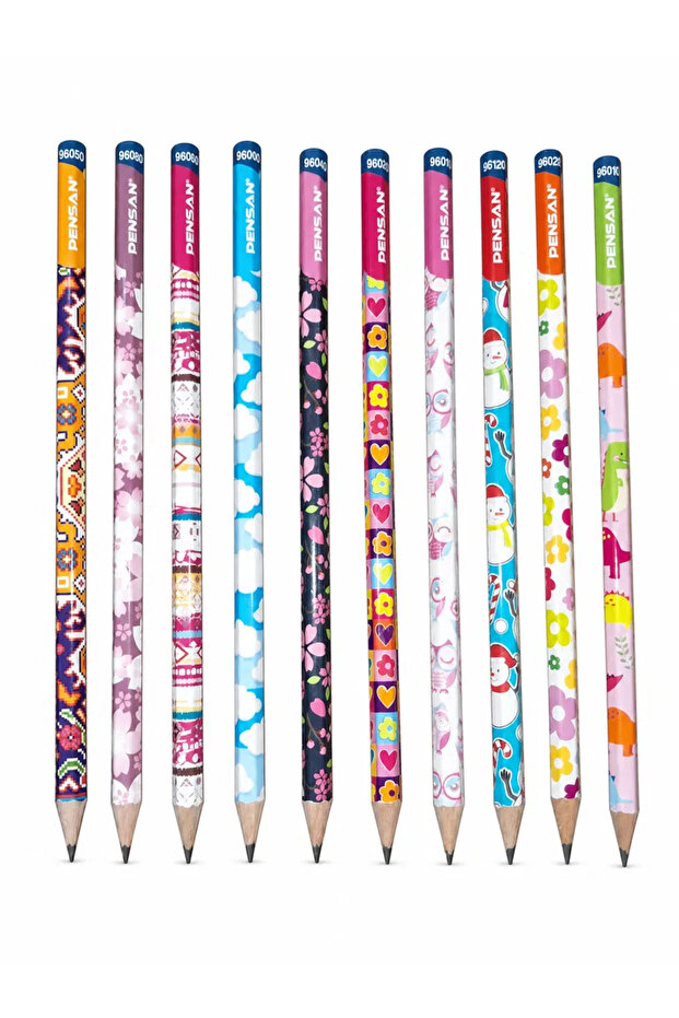 10 Pencils (Girls' Colors)