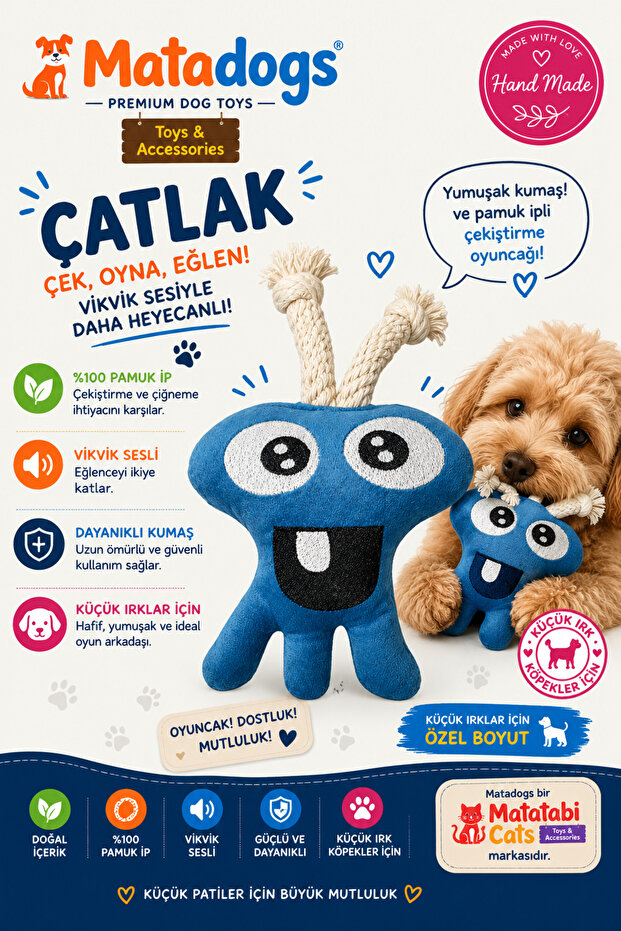 Mata Dog Dog Toy Cracked