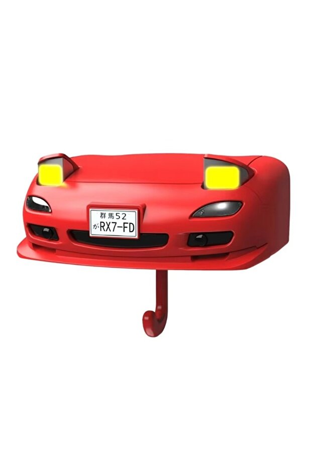 Red-Lights Car Open Headlight Key Holder Light Initial Wall Mount Keychain Holder Key Hooks Practica