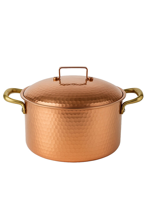 Chef Type Thick Copper 1.5mm Roasting Pot 23×12Cm-5Lt