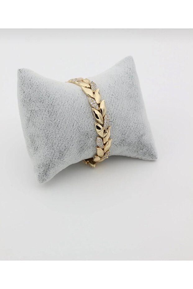 Style Pearl/Xuping Jewelry Leaf Model Stone Model Bracelet