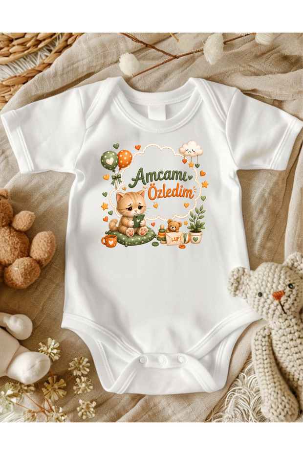 Uncle Written Baby Bodysuit 100% Cotton