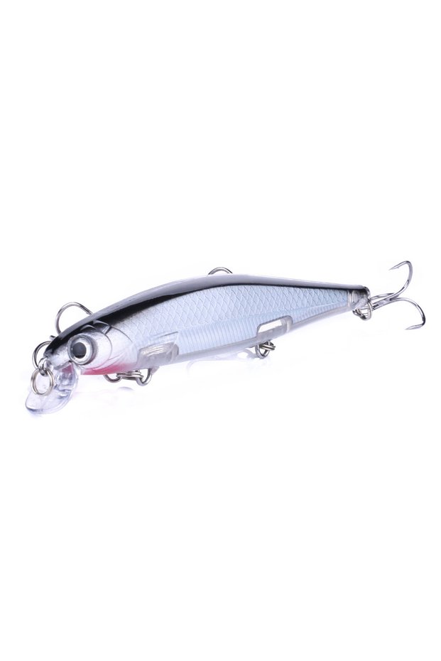 2-1PC 1pc Minnow Trolling Fishing Lure Laser Hard Artificial Bait 3D Eyes 11cm 13g Wobblers Bass Pik