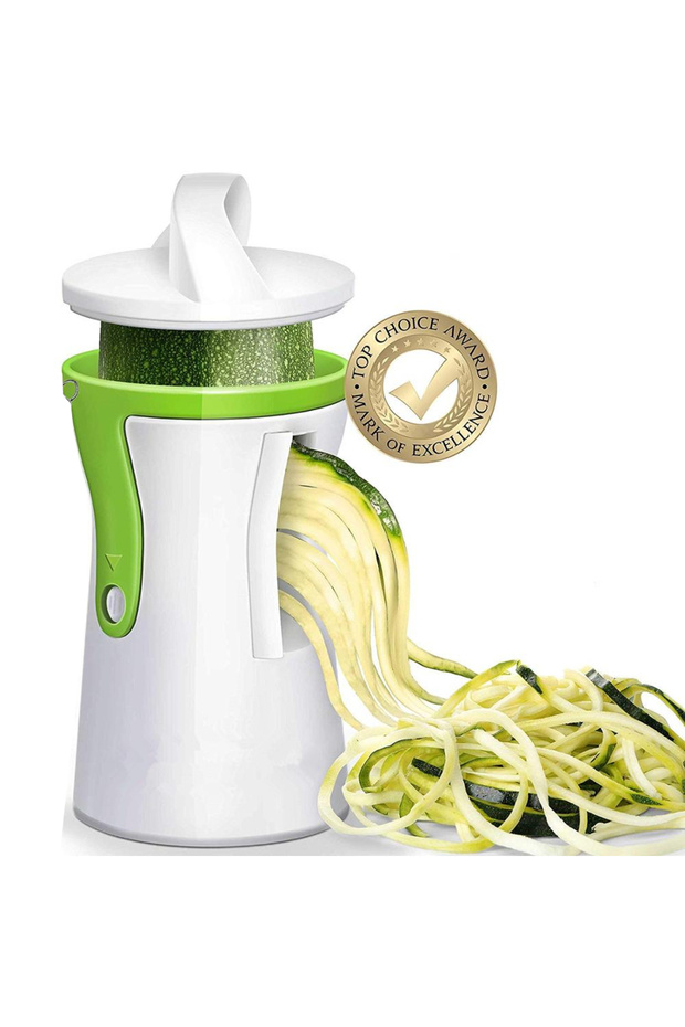 LMETJMA Heavy Duty Spiralizer Vegetable Slicer Vegetable Spiral Slicer Cutter Zucchini Pasta Nood...