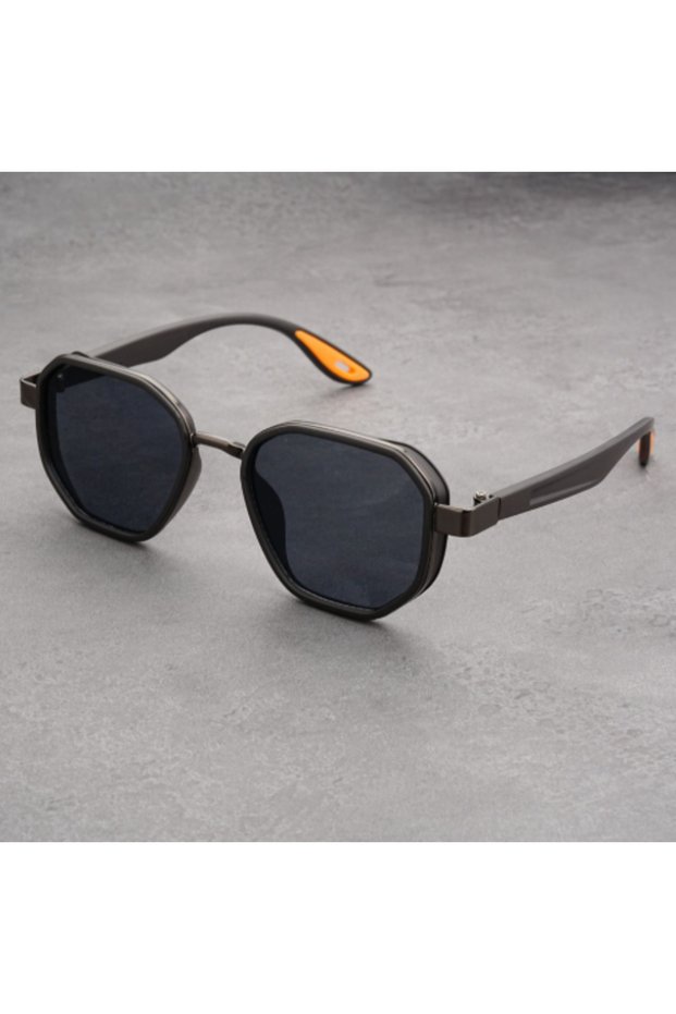 Gun Frame Gray Vintage designer outdoor sunglasses Men Round Fashion Plastic Titanium High Quality S