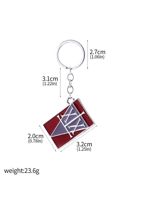 K00108-02 Anime Hunter X Hunter Keychain GON FREECSS License Pendant Key Chain for Women Men Car Key