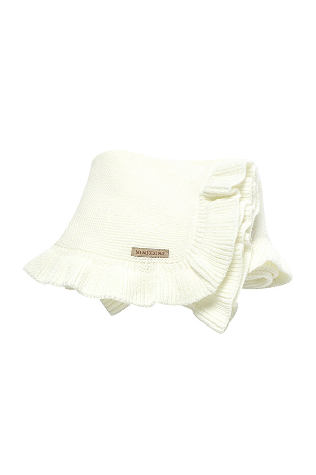 82W1318 Baby Blankets 90*70cm Knitted Newborn Boys Girls Solid Stroller Swaddle Wrap Sleepsack Rever