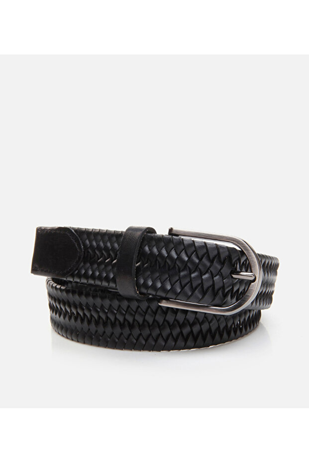 Men's Leather Black Belt