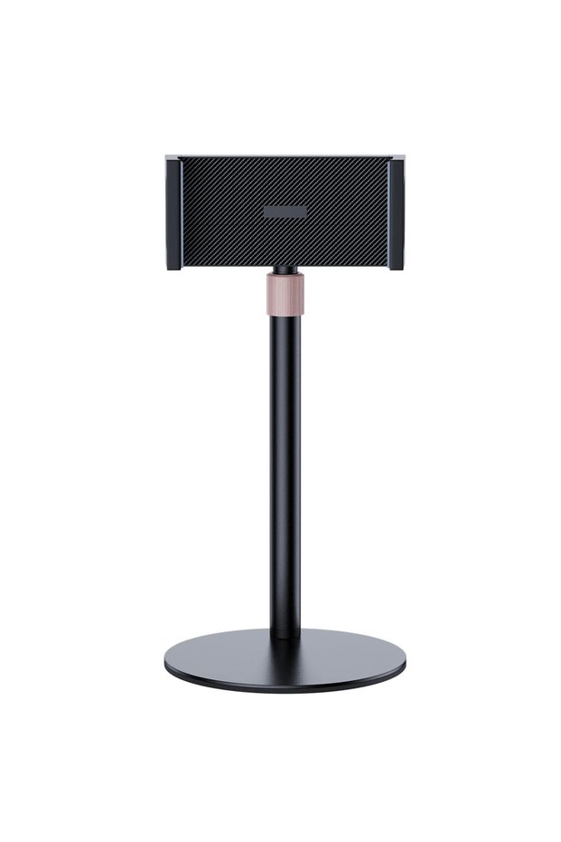 Black Portable Monitor Stand Adjustable Height Desktop Monitor Bracket for 4.7-17.3 inch Phone Table