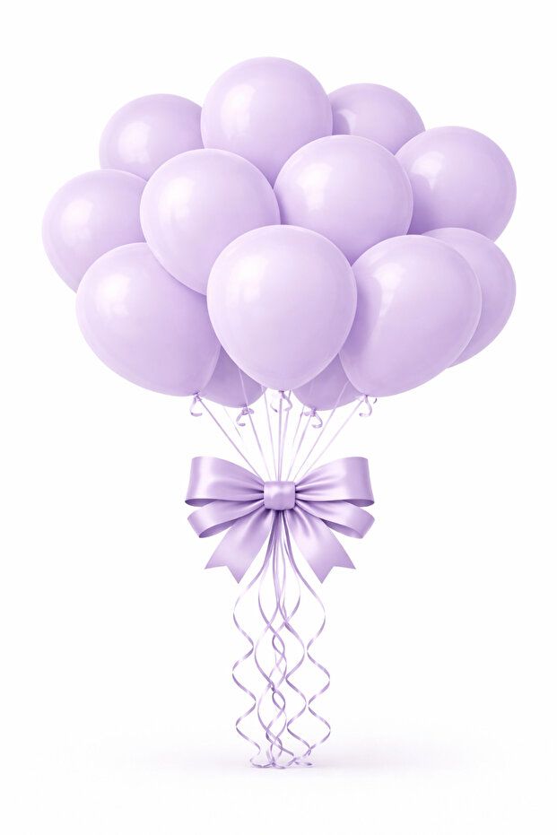 Lilac Macaron Balloon 20Pcs 12Inch