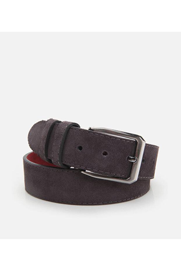 Men's Leather Gray Belt