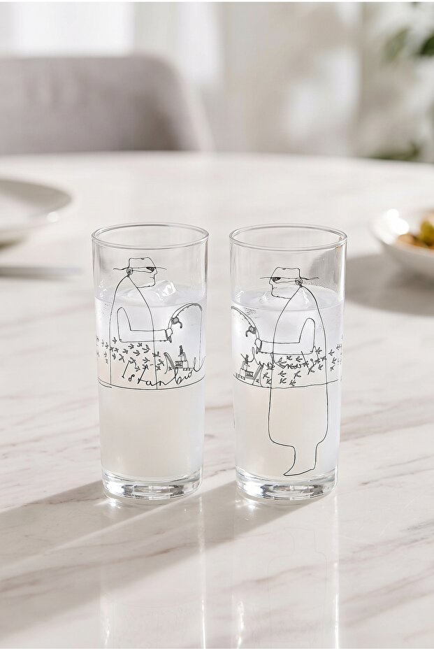 Behiç Ak Rakı Glass Set of 2