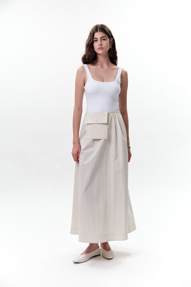 Cep Belted Skirt Stone