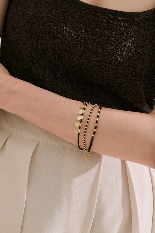 Nomad triple bracelet black