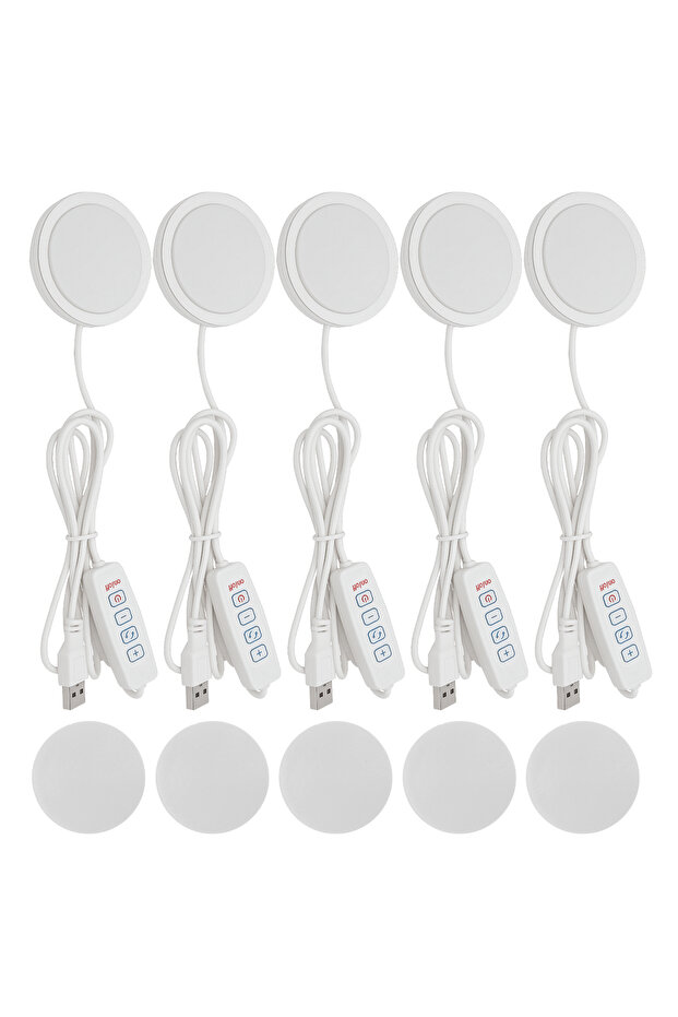 5PCS 3D Printer Part For Bambu Lab LED Lamp Kit 001 DIY Model Hardware Without Shell Warm White DC 5