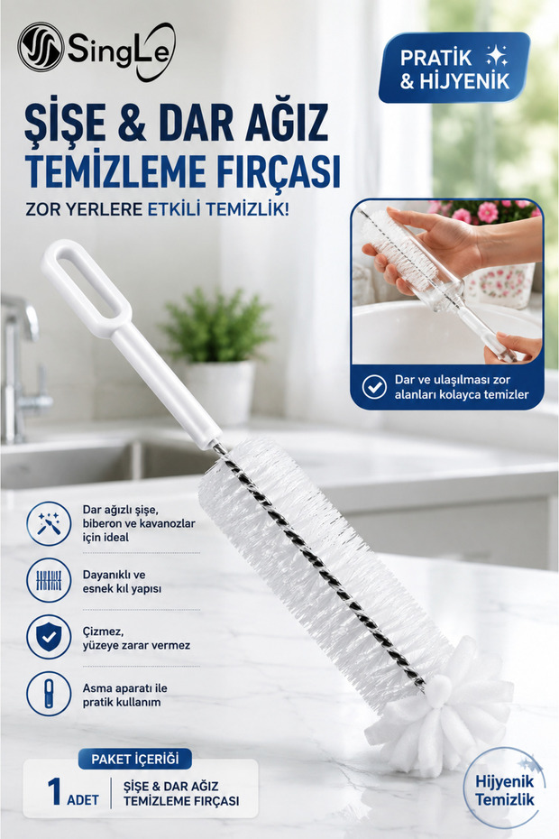 Bottle And Feeding Bottle Cleaning Brush