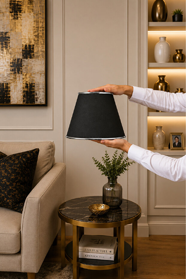 Minimalist Small Lamp Shade - Replacement Shade - Lamp Shade Cover - Fabric Shade