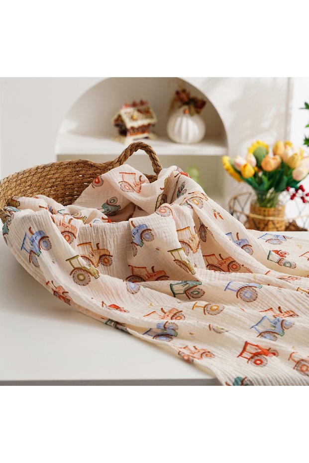 100X100cm CC195 Elinfant 1 Pc Muslin Swaddle Blanket,Soft Gauze Youngsters Baby Blankets,Newborn Inf