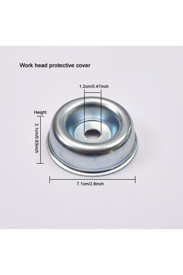 Other 1Pc Work Head Protective Cover, Mounting Hole M1.2Cm/0.47Inch, Thickened Material for Durabili