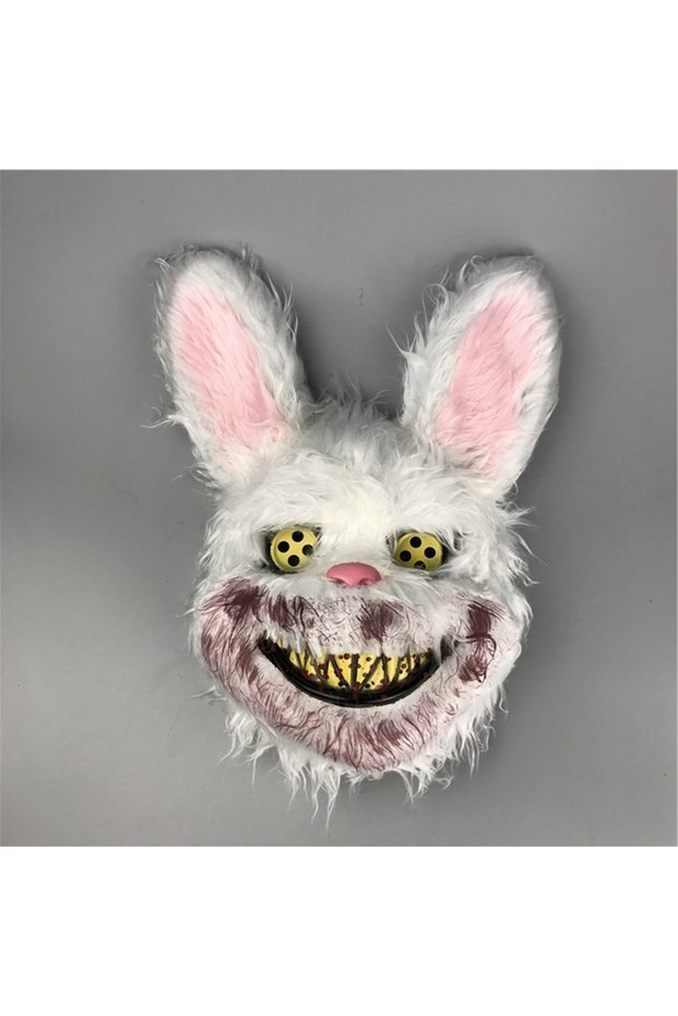 H 02 Halloween Cosplay Face Mask Fancy Party Stage Make-up Scary Bear Rabbit Cartoon Head Cover Carn