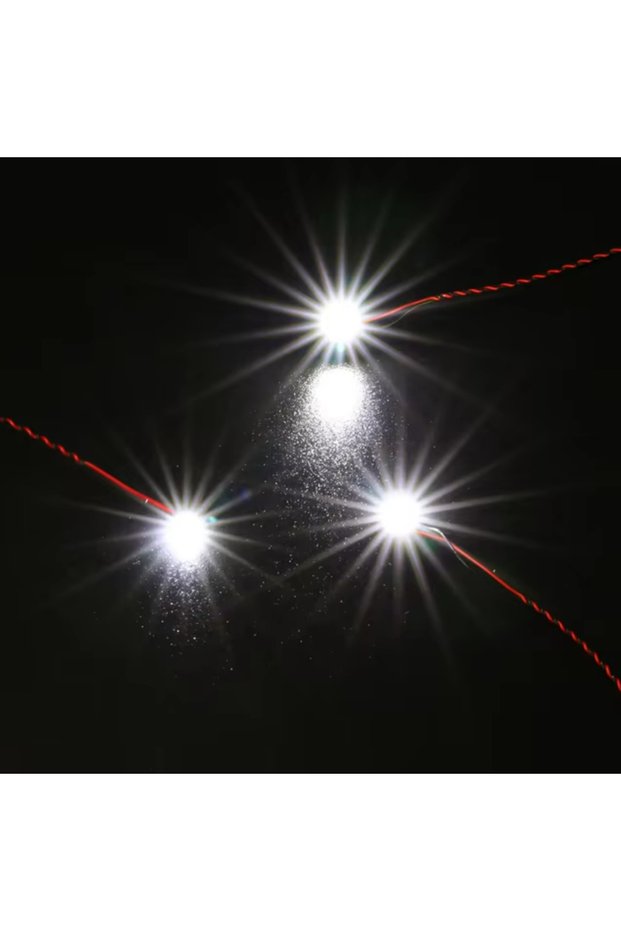 15CM WHITE LYBMTWF Led Light Accessories For DIY Fans 3 PCS/Pack Colorful Dot Lights Compatible With