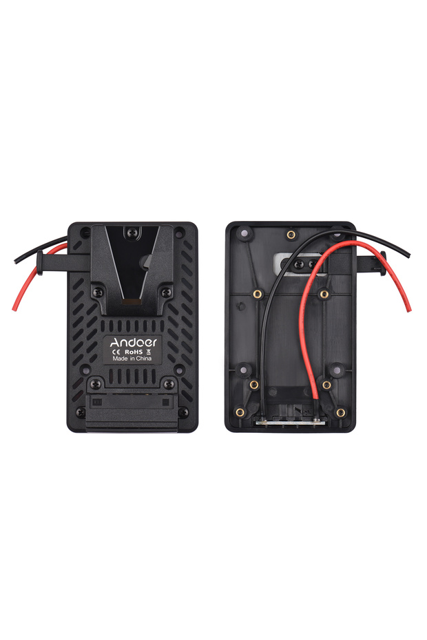 All plastic Andoer V-Lock Battery Back Pack Plate Adapter Replacement for Sony V-Mount Battery Plate