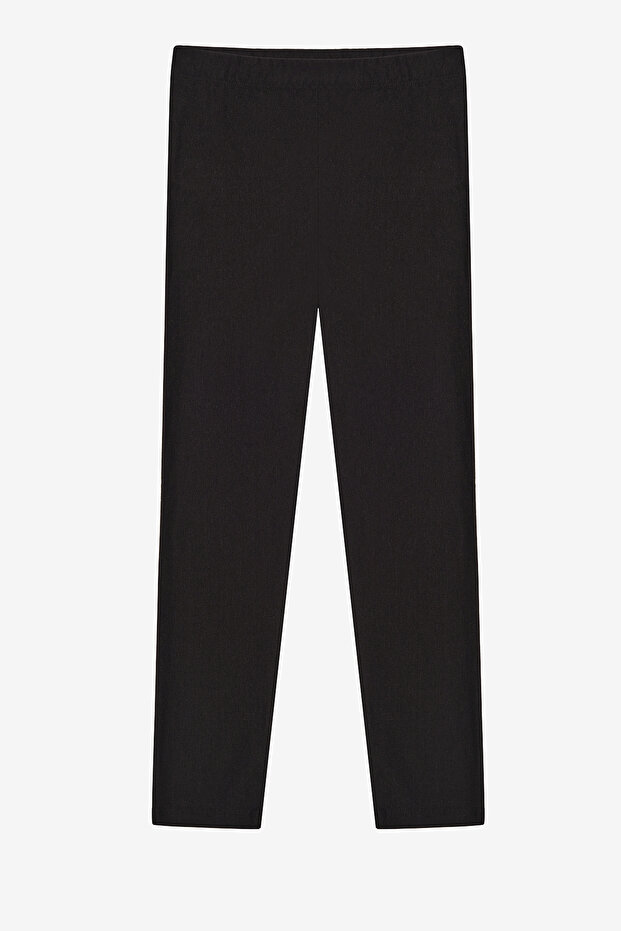 Girl's Basic Warm Black Tights
