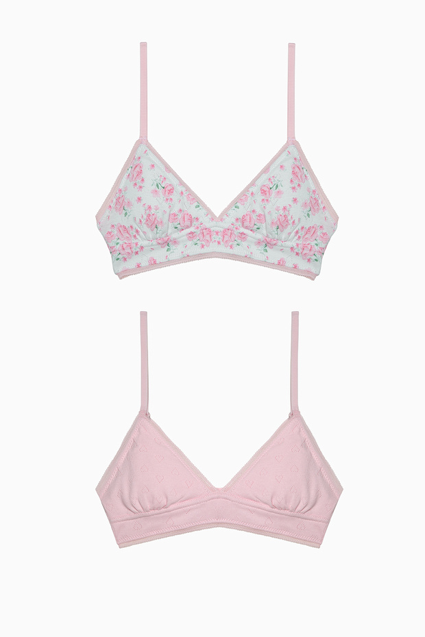 My First Bra Rose Multicolor 2-Piece Bra