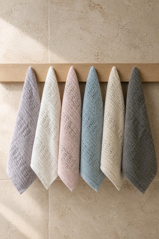 Pamir 6-Piece Kitchen and Hand & Face Towel Set 30X50 cm