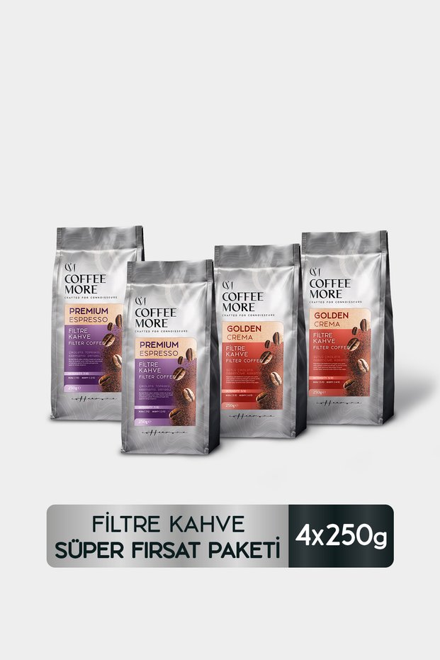 Filtro Coffee Super Deal Package 250 Gr X 4 Pieces